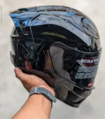 Studds Raider Glossy Black - Image 2