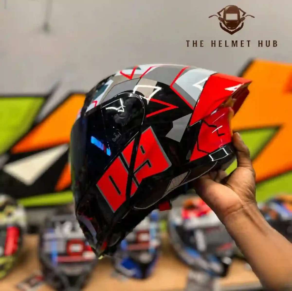 Steelbird SBA-20 Graphics+1 Free Visor - Image 7