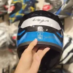 Vega Bolt Matial Glossy Black Blue - Image 5