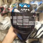 Vega Bolt Matial Glossy Black Blue
