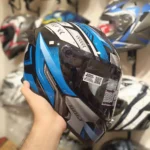 Vega Bolt Matial Glossy Black Blue - Image 4